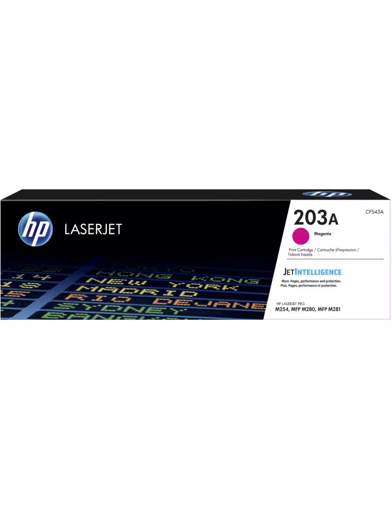 Toner Originale HP CF543A 203A (Magenta 1400 pagine) Toner Originale HP CF543A 203A (Magenta 1400 pagine)