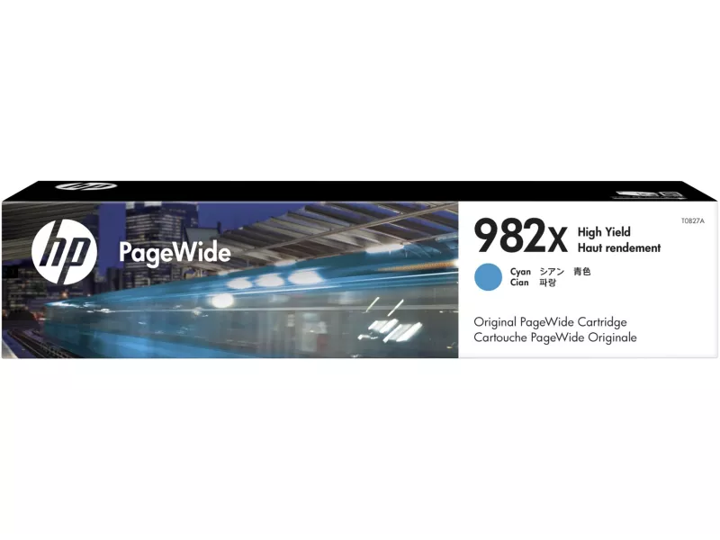Toner Originale HP T0B27A 982X (Ciano 16000 pagine) Toner Originale HP T0B27A 982X (Ciano 16000 pagine)