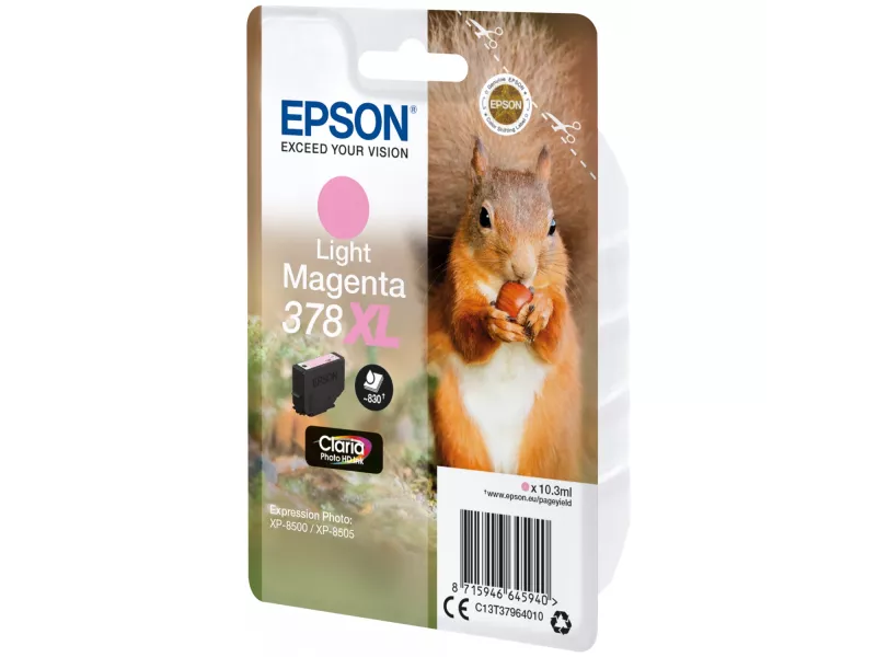 Cartuccia Originale Epson T379640 378XL (Magenta Chiaro 830 pagine) Cartuccia Originale Epson T379640 378XL (Magenta Chiaro 830 pagine)