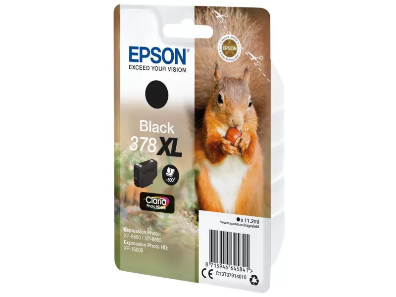 Cartuccia Originale Epson T379140 378XL (Nero 500 pagine)