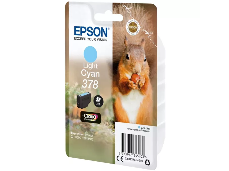 Cartuccia Originale Epson T378540 378 (Ciano Chiaro 360 pagine) Cartuccia Originale Epson T378540 378 (Ciano Chiaro 360 pagine)