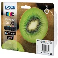 Multipack Cartucce Originali Epson T02G740 202XL (Nero Ciano Magenta Giallo 650 pagine)