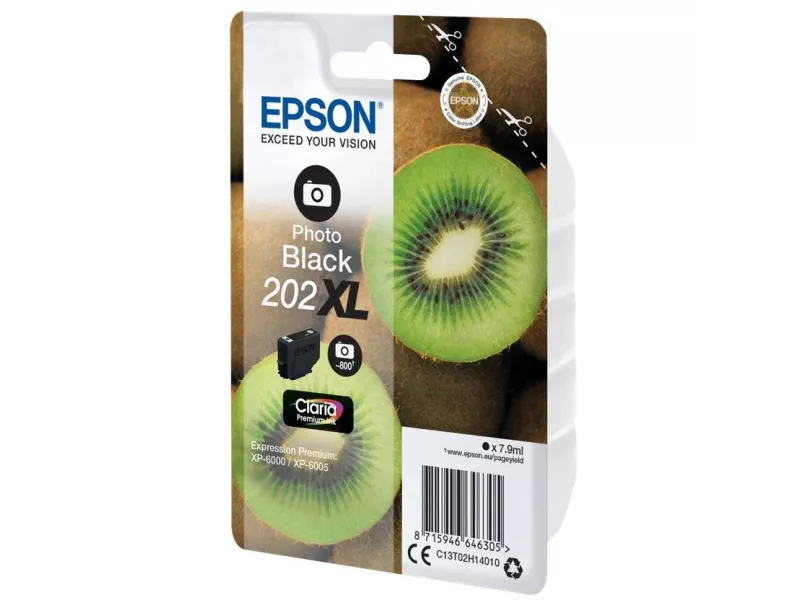 Cartuccia Originale Epson T02H140 202XL (Nero Foto 800 pagine)