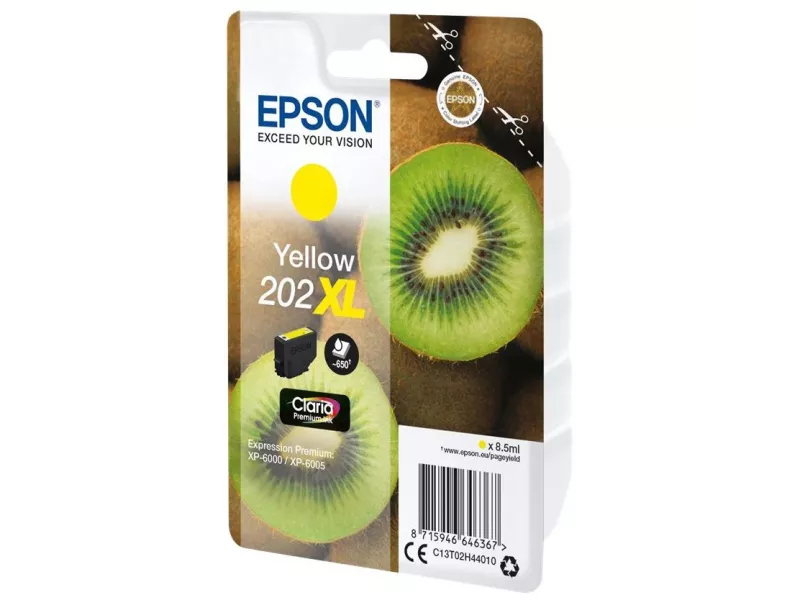 Cartuccia Originale Epson T02H440 202XL (Giallo 650 pagine) Cartuccia Originale Epson T02H440 202XL (Giallo 650 pagine)