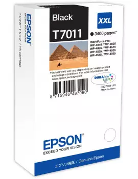 Cartuccia Originale Epson T701140 (Nero 3400 pagine)