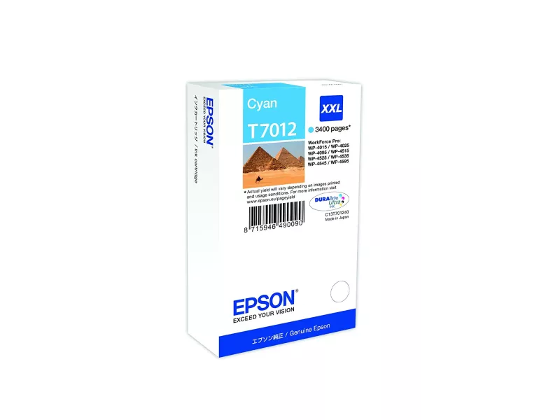 Cartuccia Originale Epson T701240 (Ciano 3400 pagine)