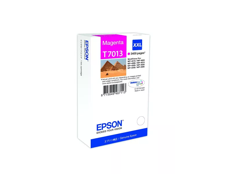 Cartuccia Originale Epson T701340 (Magenta 3400 pagine)