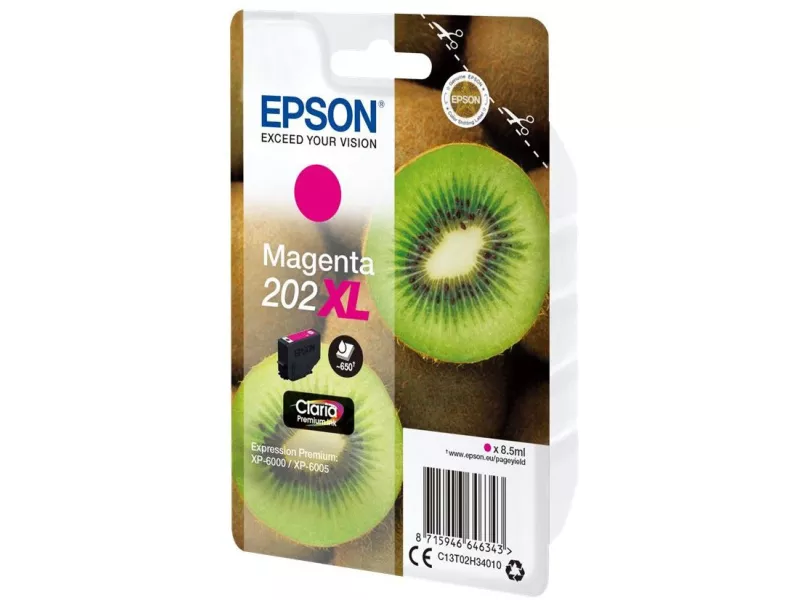 Cartuccia Originale Epson T02H340 202XL (Magenta 650 pagine) Cartuccia Originale Epson T02H340 202XL (Magenta 650 pagine)