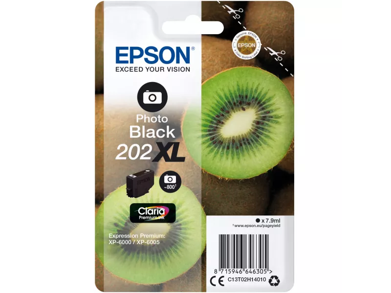 Cartuccia Originale Epson T02G140 202XL (Nero 550 pagine) Cartuccia Originale Epson T02G140 202XL (Nero 550 pagine)