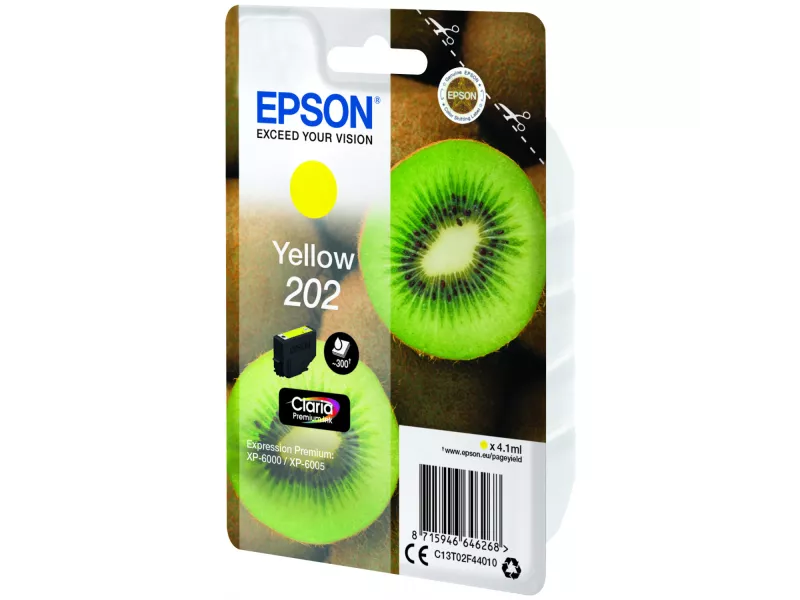 Cartuccia Originale Epson T02F440 202 (Giallo 300 pagine) Cartuccia Originale Epson T02F440 202 (Giallo 300 pagine)
