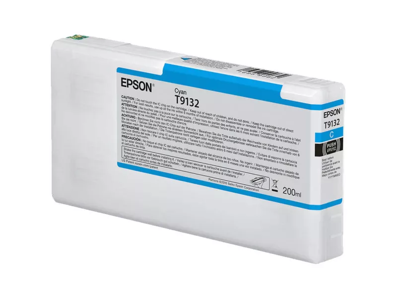 Cartuccia Originale Epson T913200 T9132 (Ciano 200 ml) Cartuccia Originale Epson T913200 T9132 (Ciano 200 ml)