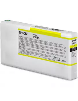 Cartuccia Originale Epson T913400 T9134 (Giallo 200 ml)