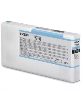 Cartuccia Originale Epson T913500 T9135 (Ciano Chiaro 200 ml)