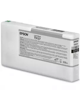 Cartuccia Originale Epson T913700 T9137 (Nero Chiaro 200 ml)