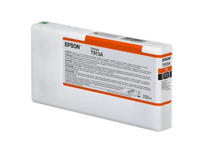 Cartuccia Originale Epson T913A00 T913A (Arancione 200 ml) Cartuccia Originale Epson T913A00 T913A (Arancione 200 ml)