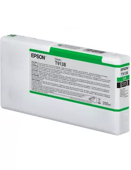 Cartuccia Originale Epson T913B00 T913B (Verde 200 ml)