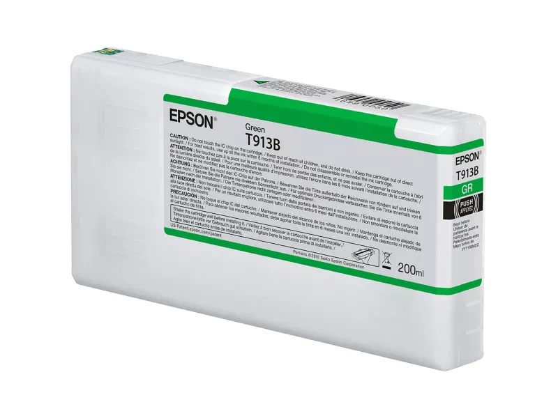 Cartuccia Originale Epson T913B00 T913B (Verde 200 ml) Cartuccia Originale Epson T913B00 T913B (Verde 200 ml)