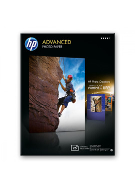 Carta Fotografica HP Advanced Q8696A - 13x18 cm - 250 g - Lucida (Conf. 25)