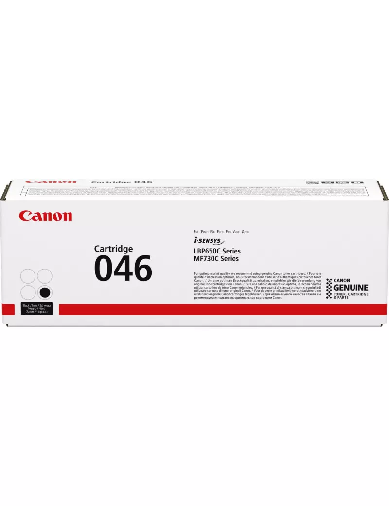 Toner Originale Canon 046bk 1250C002 (Nero 2200 pagine)