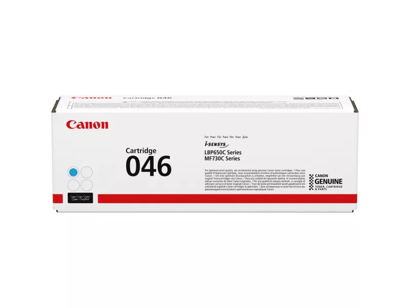 Toner Originale Canon 046c 1249C002 (Ciano 2300 pagine) Toner Originale Canon 046c 1249C002 (Ciano 2300 pagine)