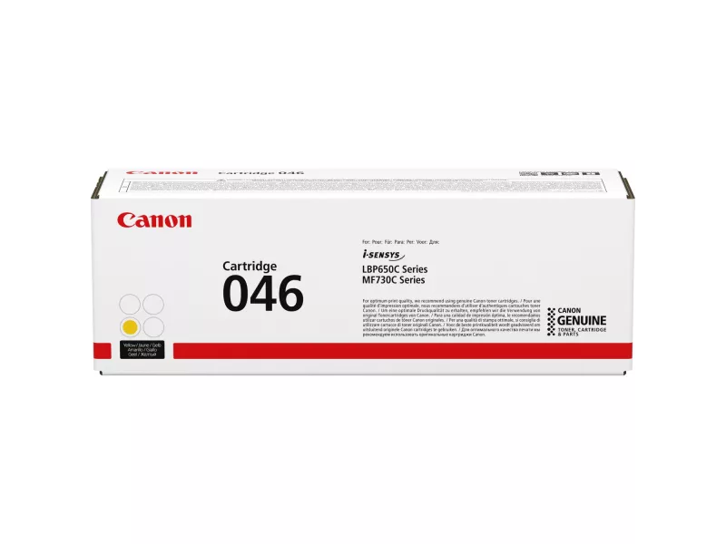 Toner Originale Canon 046y 1247C002 (Giallo 2300 pagine) Toner Originale Canon 046y 1247C002 (Giallo 2300 pagine)