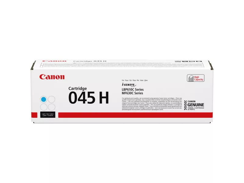 Toner Originale Canon 045hc 1245C002 (Ciano 2200 pagine)