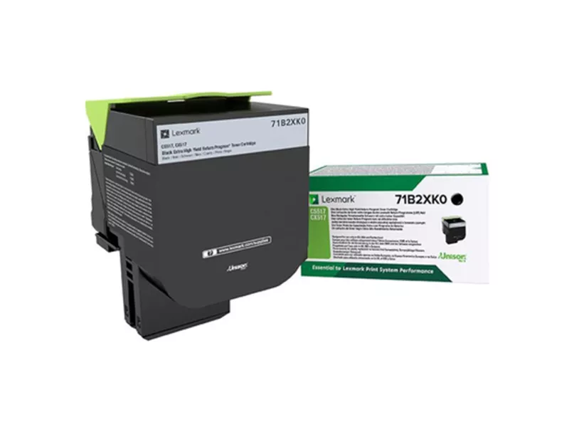 Toner Originale Lexmark 71B2XK0 (Nero 8000 pagine) Toner Originale Lexmark 71B2XK0 (Nero 8000 pagine)