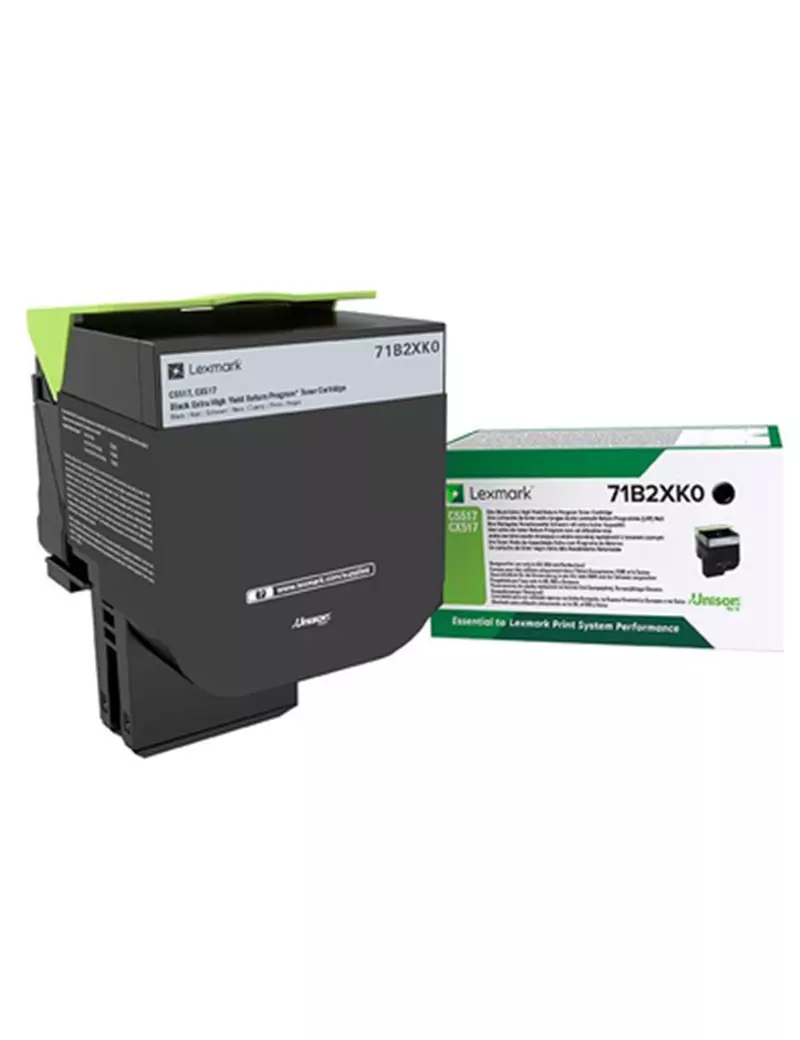 Toner Originale Lexmark 71B2XK0 (Nero 8000 pagine)