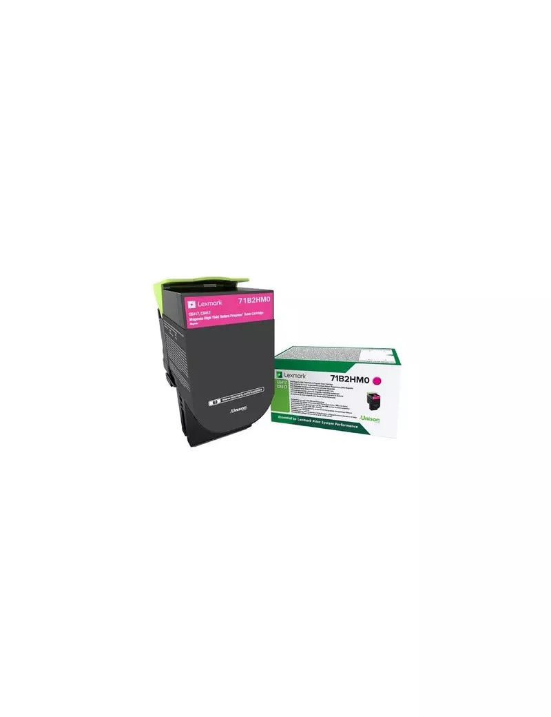 Toner Originale Lexmark 71B2HM0 (Magenta 3500 pagine) Toner Originale Lexmark 71B2HM0 (Magenta 3500 pagine)