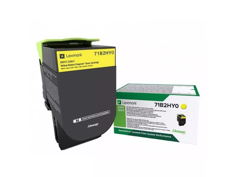 Toner Originale Lexmark 71B2HY0 (Giallo 3500 pagine) Toner Originale Lexmark 71B2HY0 (Giallo 3500 pagine)