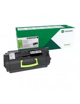 Toner Originale Lexmark 63B2000 (Nero 11000 pagine)