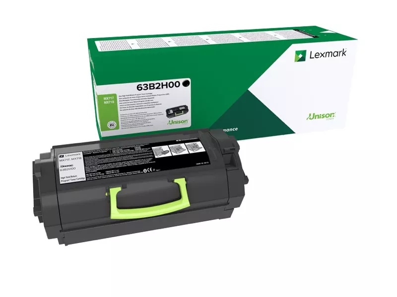 Toner Originale Lexmark 63B2H00 (Nero 25000 pagine) Toner Originale Lexmark 63B2H00 (Nero 25000 pagine)