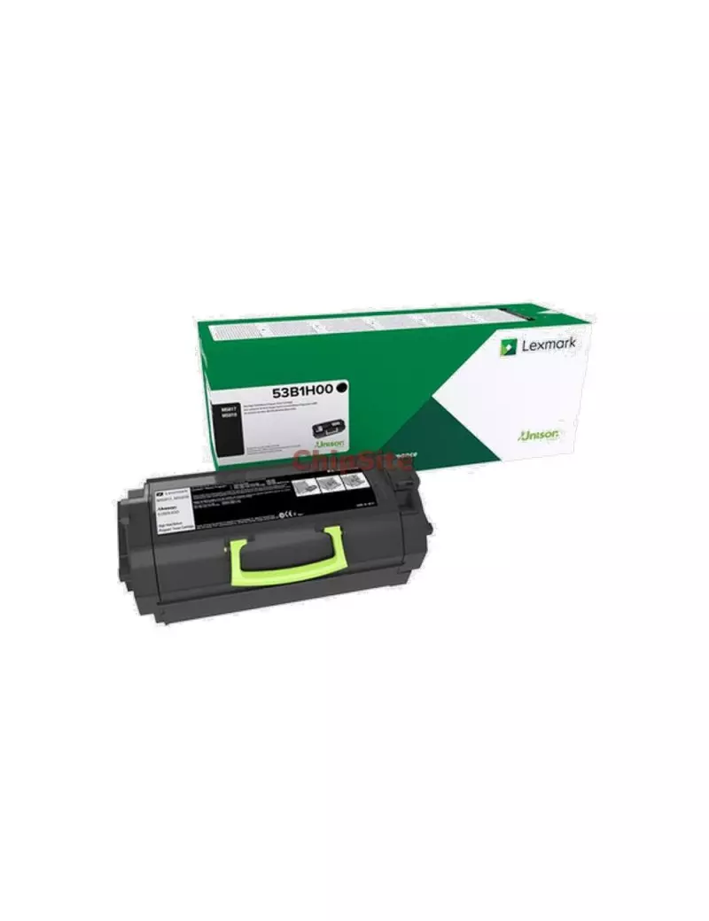 Toner Originale Lexmark 53B2H00 (Nero 25000 pagine) Toner Originale Lexmark 53B2H00 (Nero 25000 pagine)