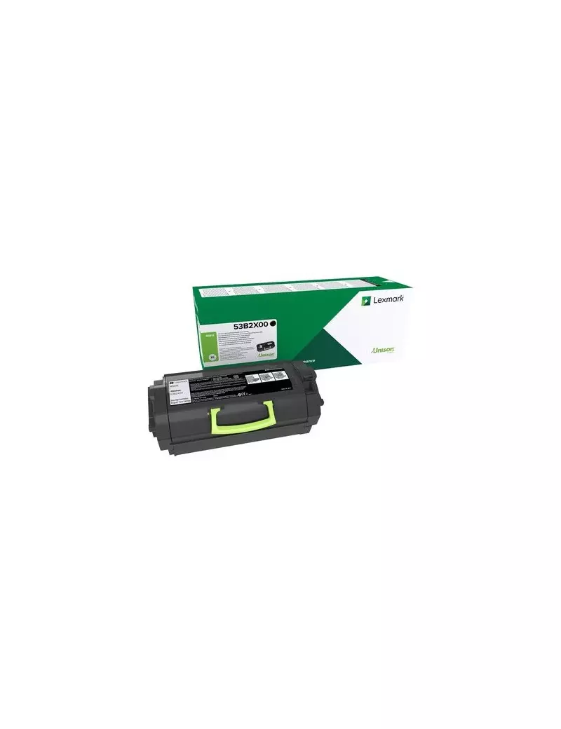 Toner Originale Lexmark 53B2X00 (Nero 45000 pagine) Toner Originale Lexmark 53B2X00 (Nero 45000 pagine)