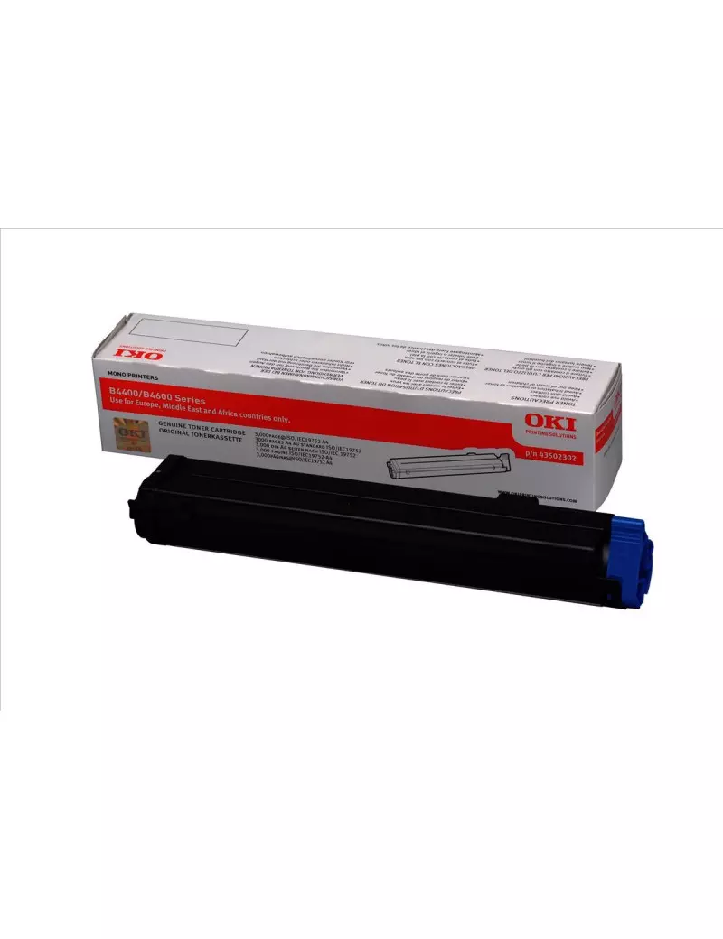 Toner Originale Oki 43502302 (Nero 3000 pagine)