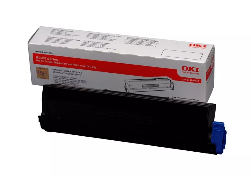 Toner Originale Oki 43502002 (Nero 7000 pagine) Toner Originale Oki 43502002 (Nero 7000 pagine)