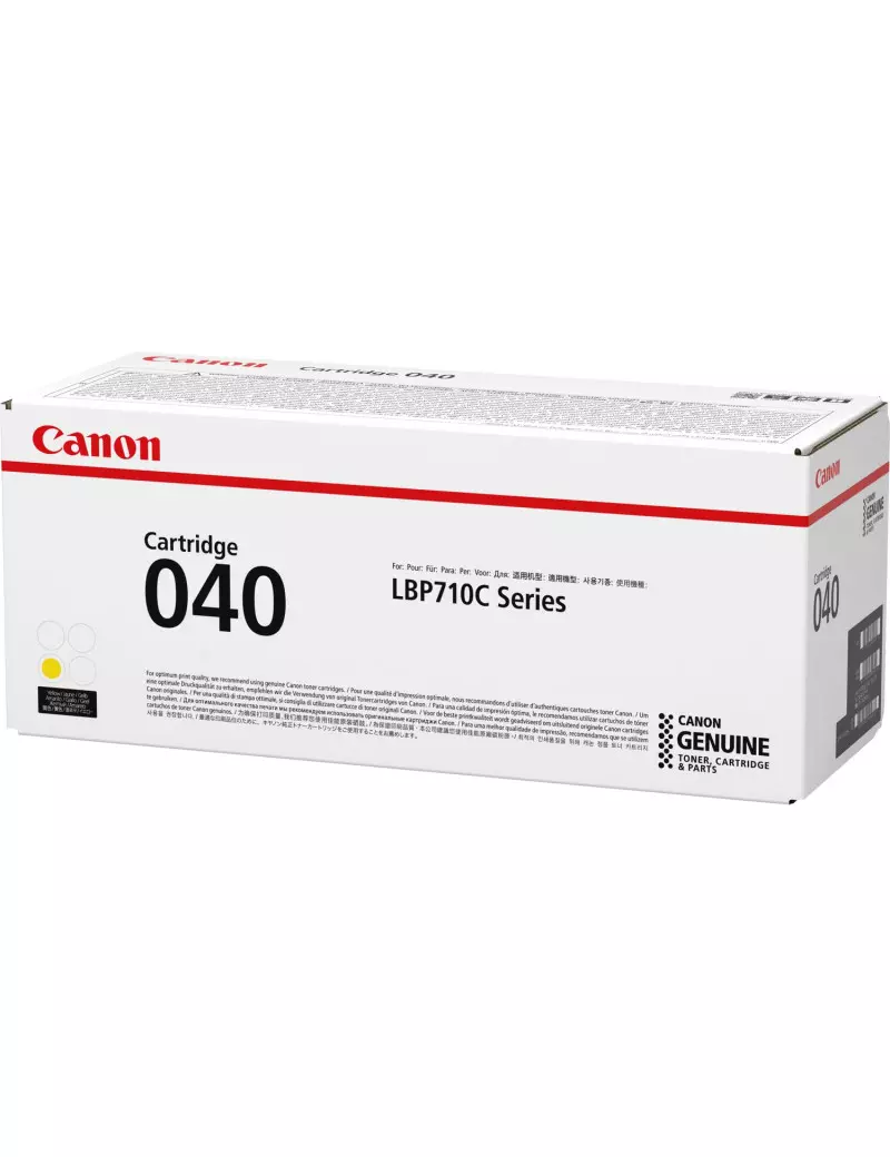 Toner Originale Canon 040y 0454C001 (Giallo 5400 pagine)