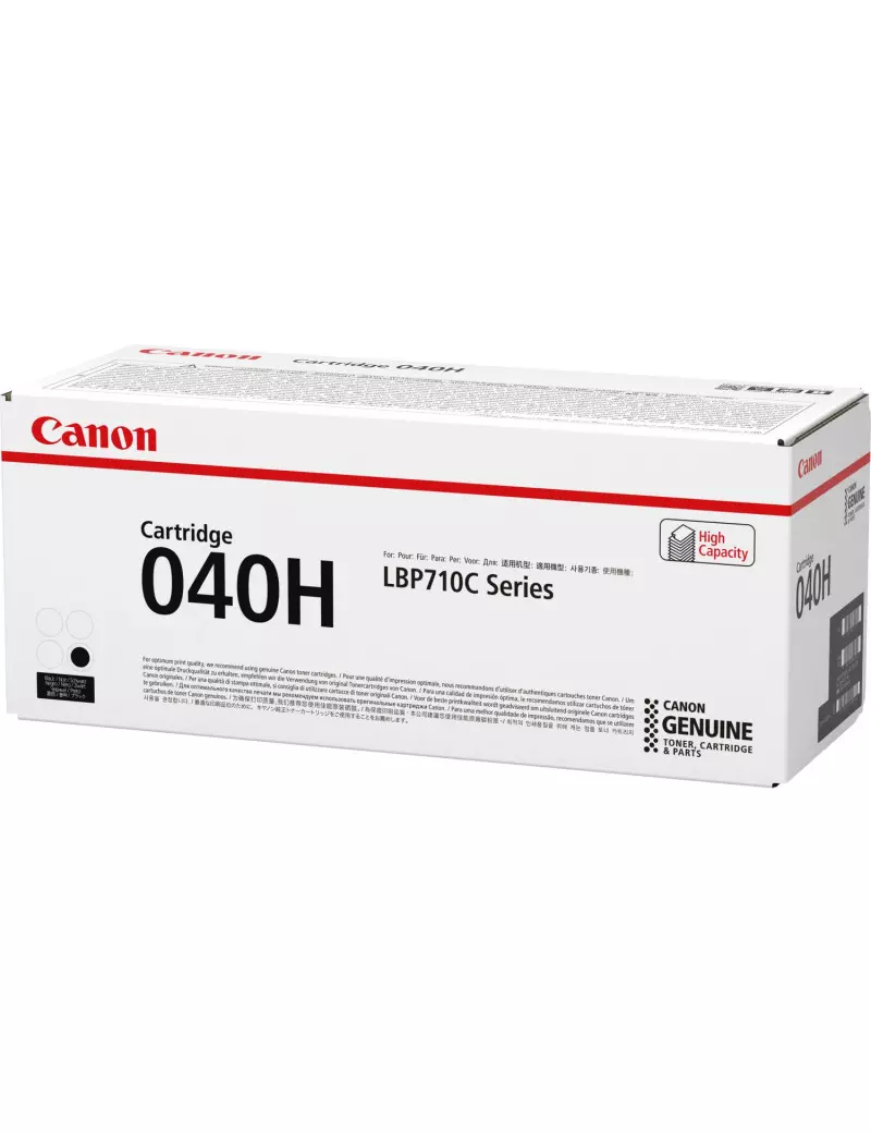 Toner Originale Canon 040hbk 0461C001 (Nero 12500 pagine) Toner Originale Canon 040hbk 0461C001 (Nero 12500 pagine)