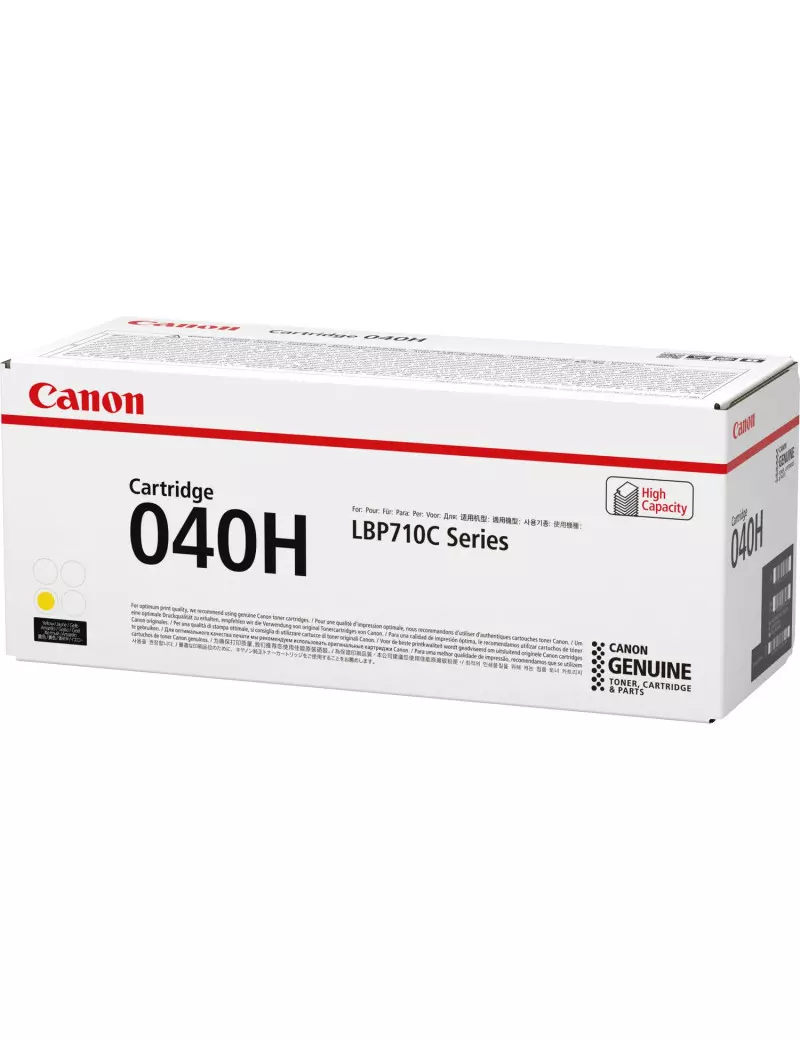Toner Originale Canon 040hy 0455C001 (Giallo 10000 pagine) Toner Originale Canon 040hy 0455C001 (Giallo 10000 pagine)