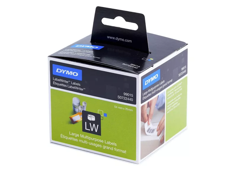 Etichette Originali Dymo S0722440 - 99015 - 54x70 mm - Permanenti (Bianco Conf. 1x320) Etichette Originali Dymo S0722440 - 99015 - 54x70 mm - Permanenti (Bianco Conf. 1x320)