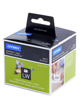 Etichette Originali Dymo S0722440 - 99015 - 54x70 mm - Permanenti (Bianco Conf. 1x320)