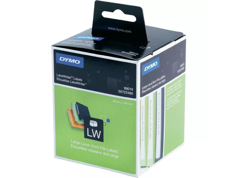 Etichette Originali Dymo S0722480 - 59x190 mm - Permanenti - Bianco (Conf. 1x110) Etichette Originali Dymo S0722480 - 59x190 mm - Permanenti - Bianco (Conf. 1x110)