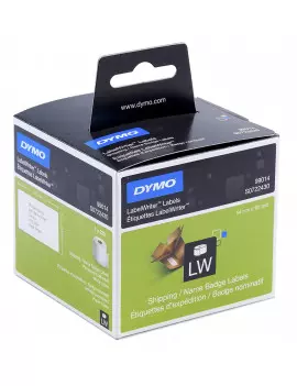 Etichette Originali Dymo S0722430 - 54x101 mm - Permanenti (Bianco Conf. 1x220)