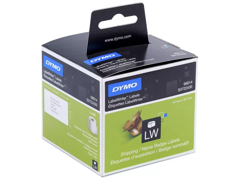 Etichette Originali Dymo S0722430 - 54x101 mm - Permanenti (Bianco Conf. 1x220) Etichette Originali Dymo S0722430 - 54x101 mm - Permanenti (Bianco Conf. 1x220)