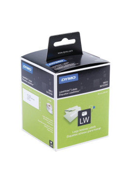 Etichette Originali Dymo S0722400 - 36x89 mm - Permanenti (Bianco Conf. 2x260)