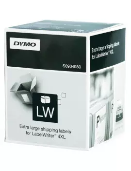 Etichette Originali Dymo S0904980 - 104x159 mm - Permanenti (Bianco Conf. 1x220)