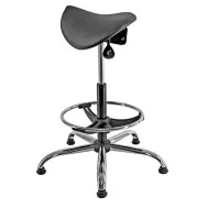 Sedia Tecnica a Sella Unisit - Poliuretano - EOE19W-N (Nero)