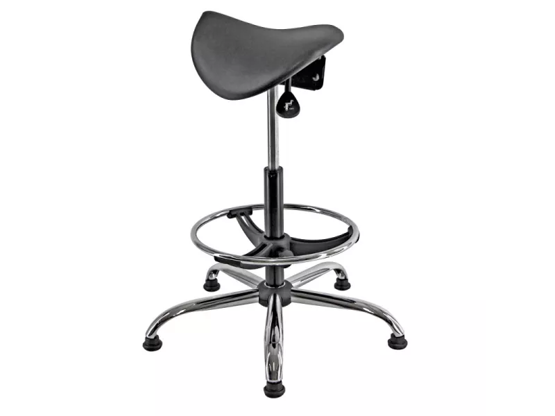 Sedia Tecnica a Sella Unisit - Poliuretano - EOE19W-N (Nero) Sedia Tecnica a Sella Unisit - Poliuretano - EOE19W-N (Nero)