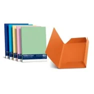Cartellina 3 Lembi in Cartoncino Luce&Acqua Favini - 24,5x34,5 cm - 200 g - A50C434 (Scarlatto Conf. 25)