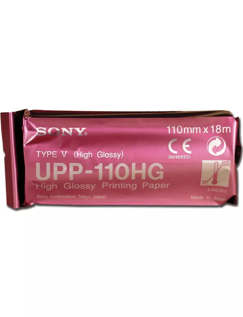 Carta Termica Sony UPP-110HG (Bobina 110 mm x 18 m) Carta Termica Sony UPP-110HG (Bobina 110 mm x 18 m)